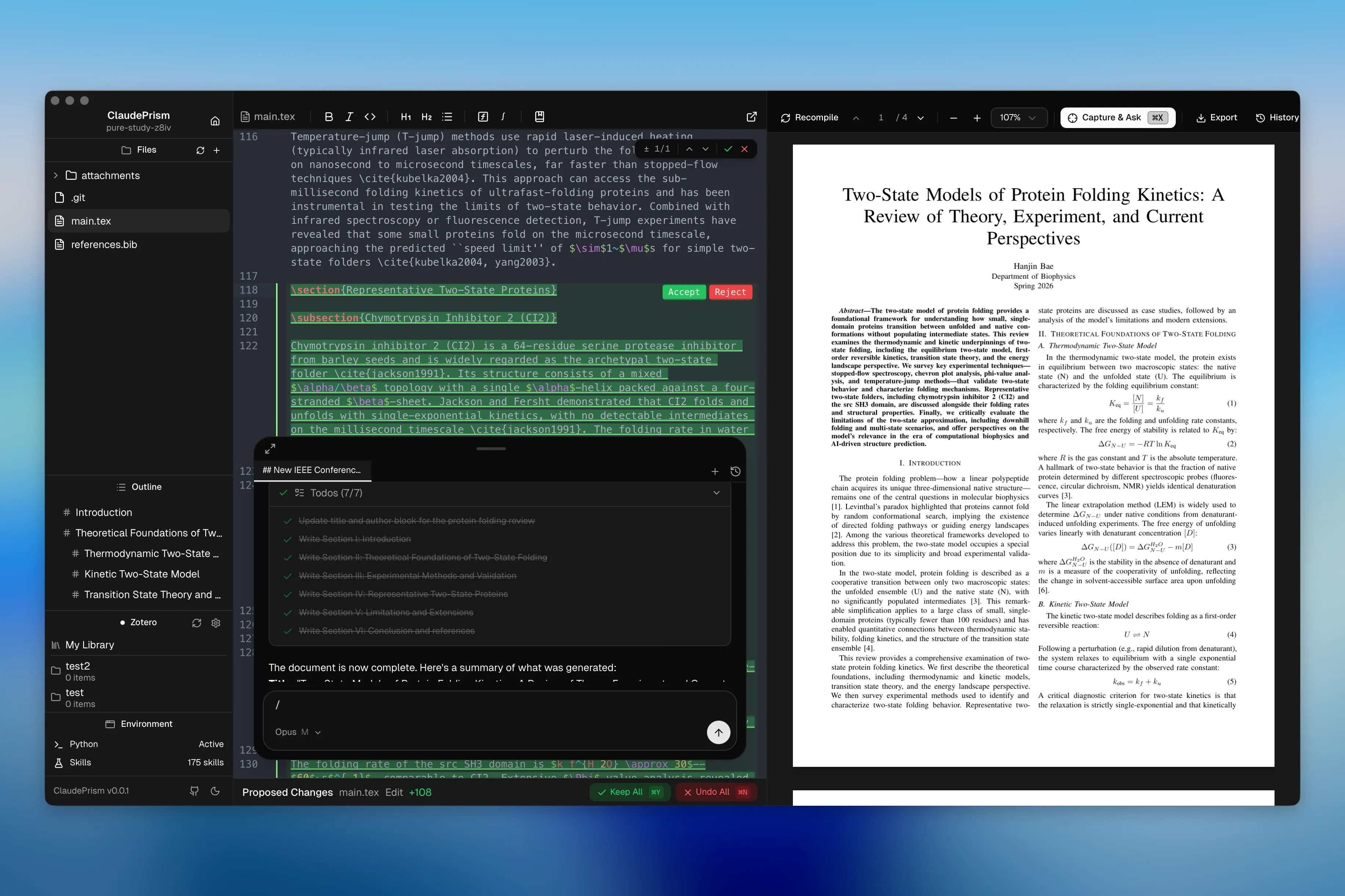 Editor + AI Chat + PDF