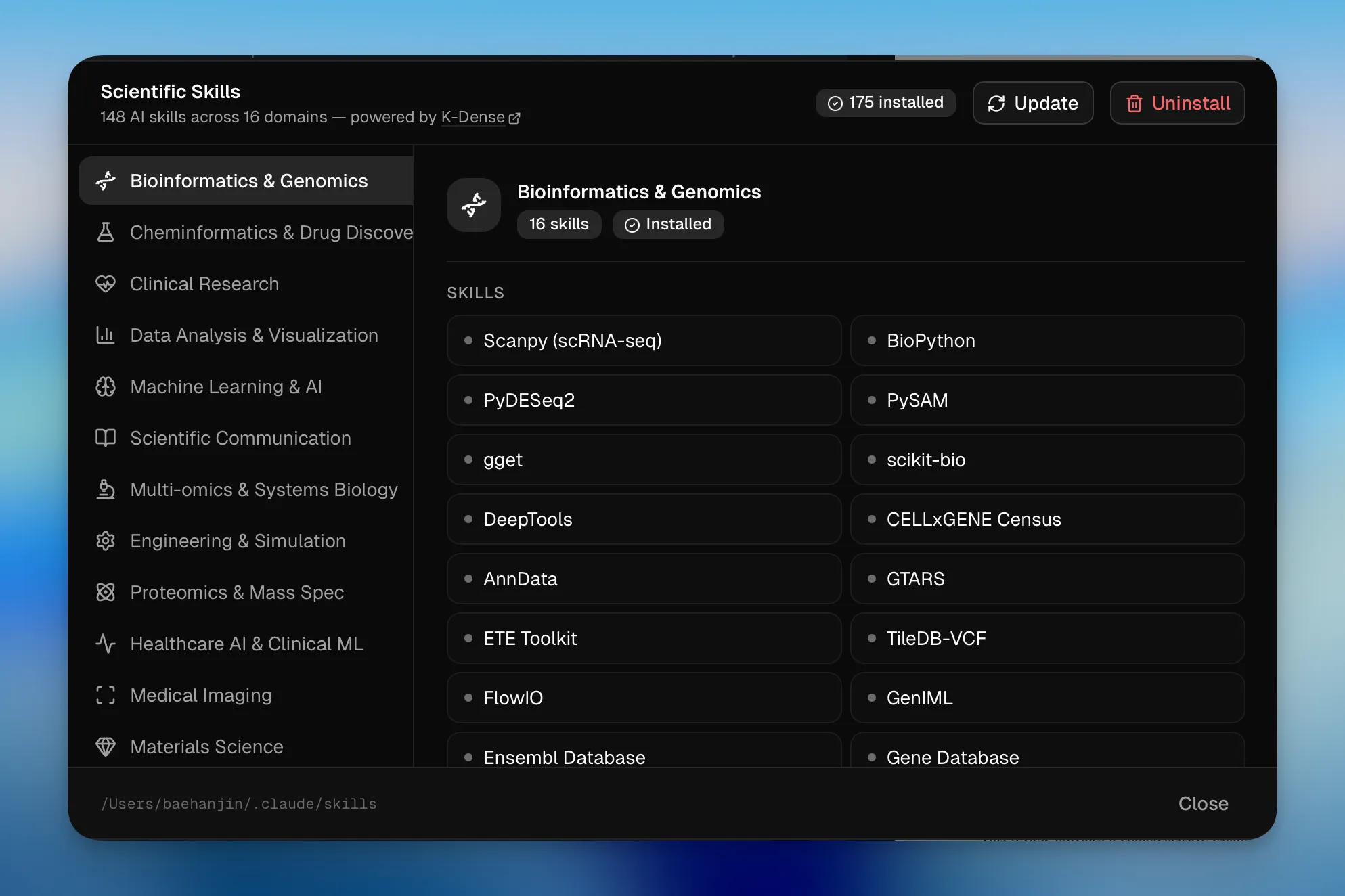 100+ Scientific Skills